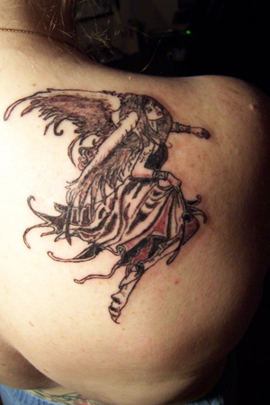 guardian angel tattoo. Angel Tattoo Piercing