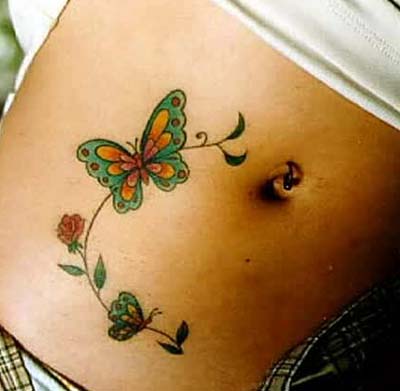 small butterfly tattoo. makeup star tattoos Small
