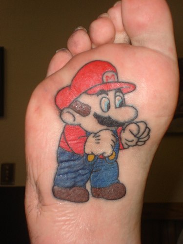 Cute foot tattoos are easily hidden in business or formal settings and 