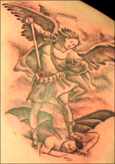 Published April 30, 2010 at 380 × 540 in angel and devil tattoos