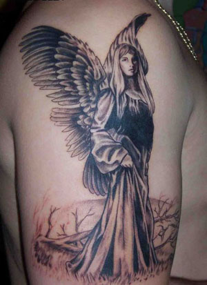 printable angel wing tattoos