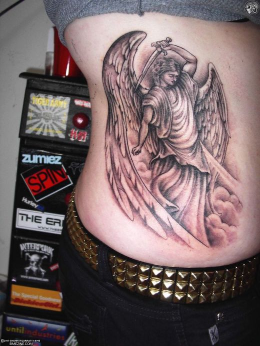 Bullseye Tattoos ANGEL TATTOOS. Angel tattoos usually represent spirituality 