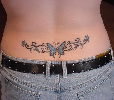 Heart And Wings Lower Back Cool Tattoos She has a fairy on her lower …