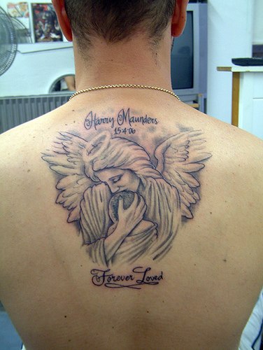 Pictures of Angel Memorial Tattoos. Angel Tattoo Designs ANGEL TATTOOS.