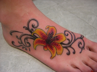 hawaiian flower tattoos on foot. small flower tattoos on foot. View our selection of hand, ankle and foot 
