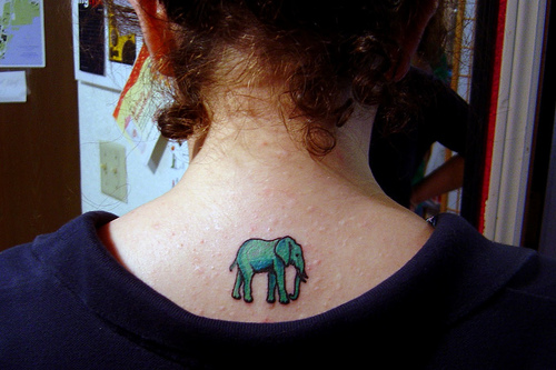 Small elephant tattoos search results from Google