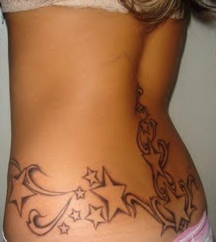Wings flames and cross on upper back Cool Cross Tattoo Designs Ideas